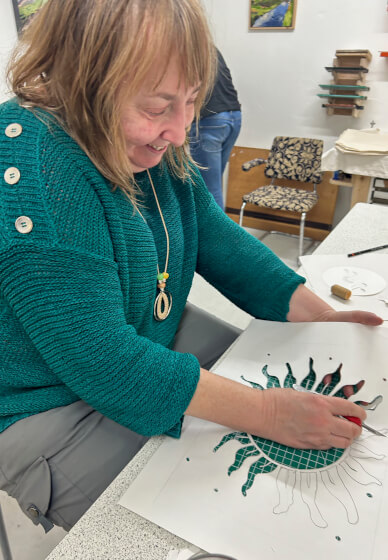 Adults' Screen-printing on Fabric Workshop
