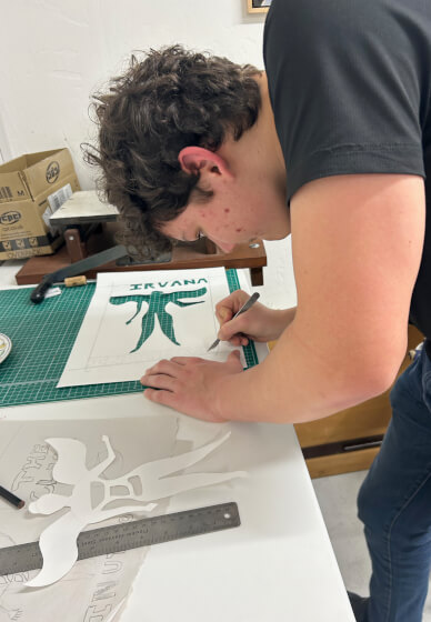 Adults' Screen-printing on Fabric Workshop