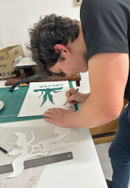 Adults' Screen-printing on Fabric Workshop