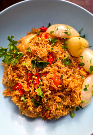 Afro-Indian Cooking Class: Jollof Royal and Spice Route Classics
