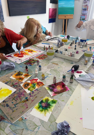 Alcohol Ink Abstract Workshop