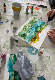 Alcohol Ink Abstract Workshop