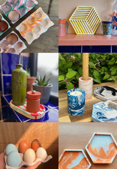 Eco-Resin Pouring Workshop at Bottle and Glass Barn