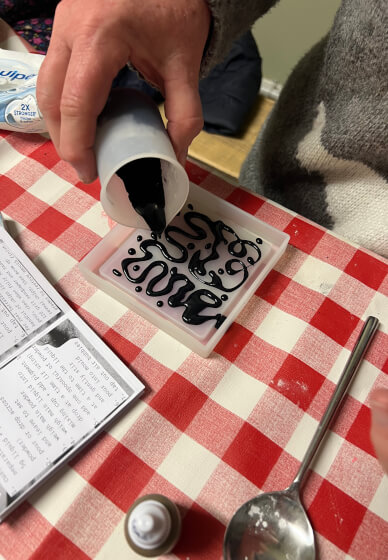 Eco-Resin Pouring Workshop at Bottle and Glass Barn