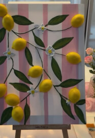 Amalfi Lemon Texture Art Workshop