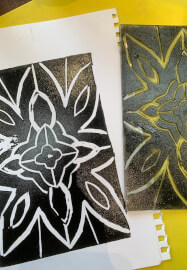 Arabesque Inspired Relief Printing Workshop
