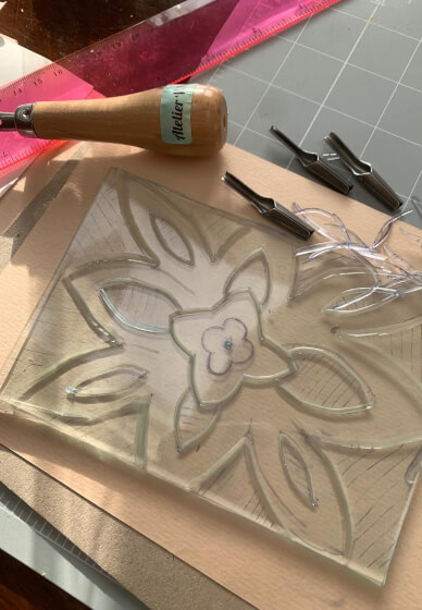Arabesque Inspired Relief Printing Workshop
