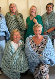 Arm Knitted Blanket Workshop