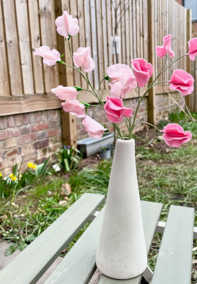 Artisan Japanese Clay Flower Workshop: Sweet Peas and Carnations