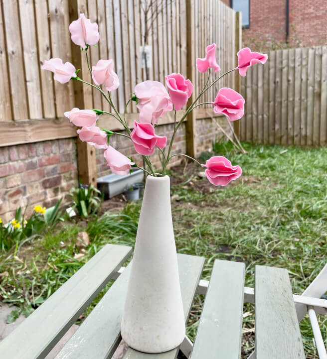 Artisan Japanese Clay Flower Workshop: Sweet Peas and Carnations