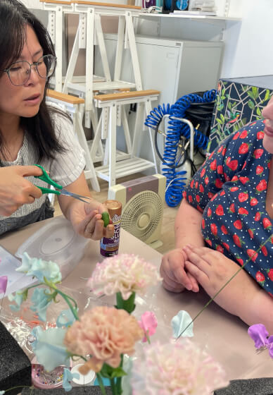 Artisan Japanese Clay Flower Workshop: Sweet Peas and Carnations