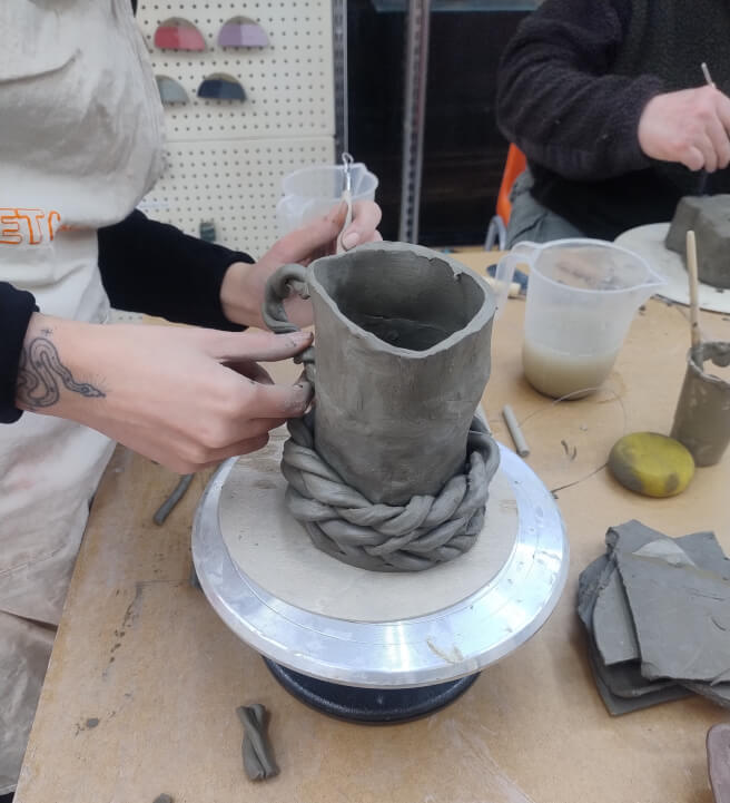 Artist-Led Team Pottery Workshop (Hand Building, Wheel or Split)