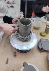 Artist-Led Team Pottery Workshop (Hand Building, Wheel or Split)