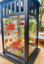 Autumn-inspired Fused Glass Lantern Workshop