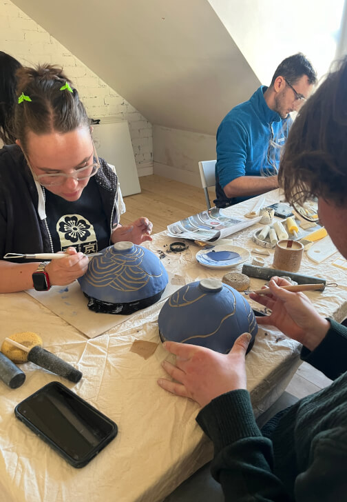 Bank Holiday Weekend Sip and Paint Class: Ramen Bowl Pottery