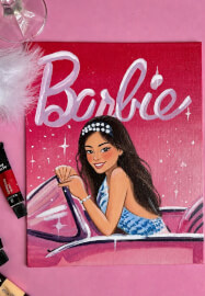 Barbie-Themed Pink Painting Party