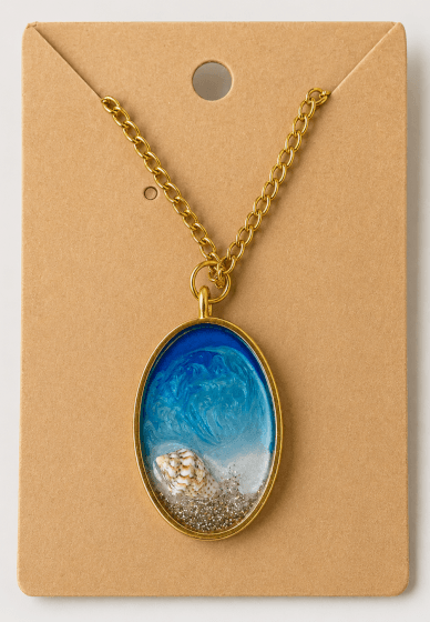 Beach-themed Resin Jewellery Workshop