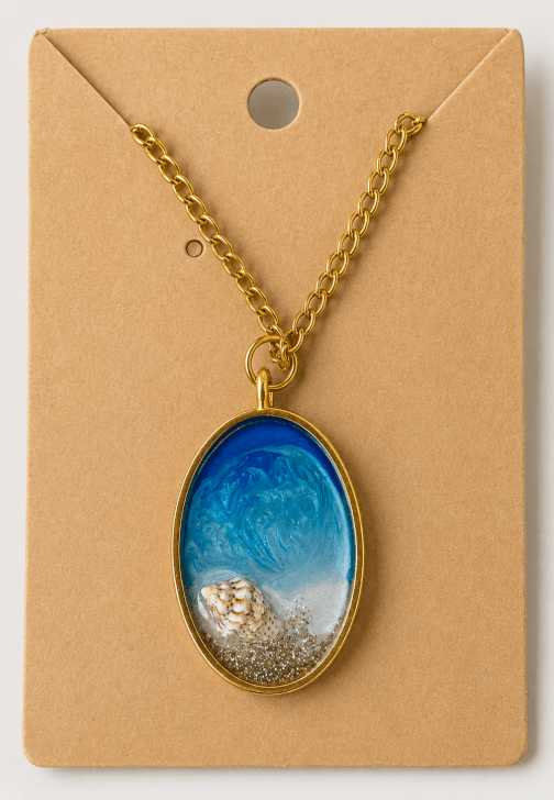 Beach-themed Resin Jewellery Workshop