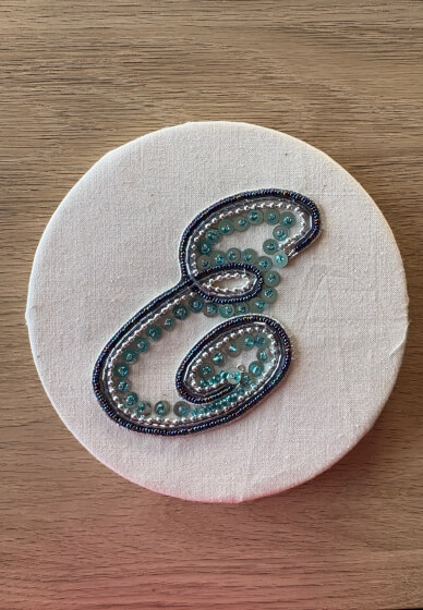 Beaded Embellished Letter Workshop