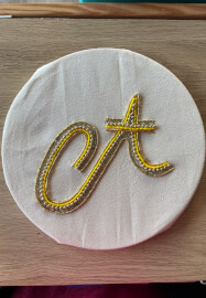 Beaded Embellished Letter Workshop