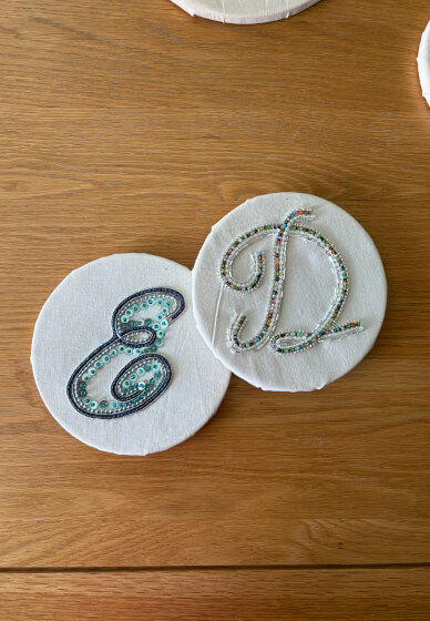 Beaded Embellished Letter Workshop