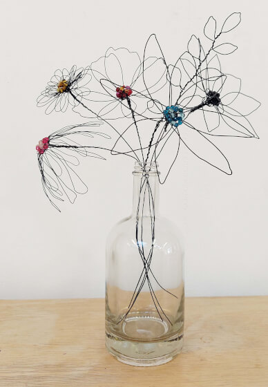 Beaded Wire Flower Workshop