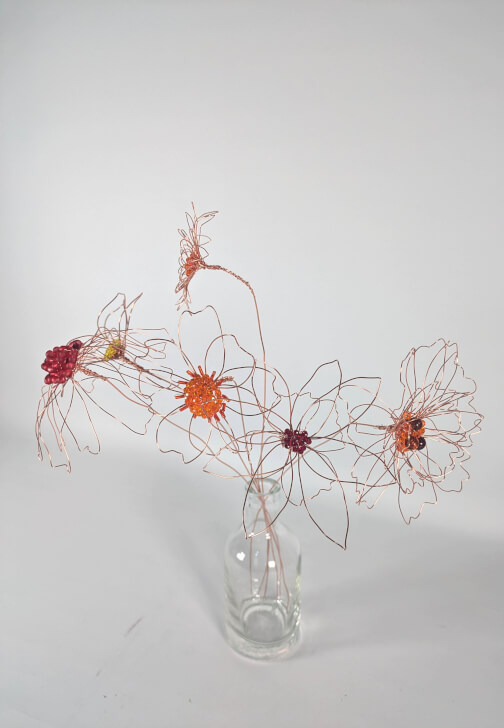 Beaded Wire Flower Workshop