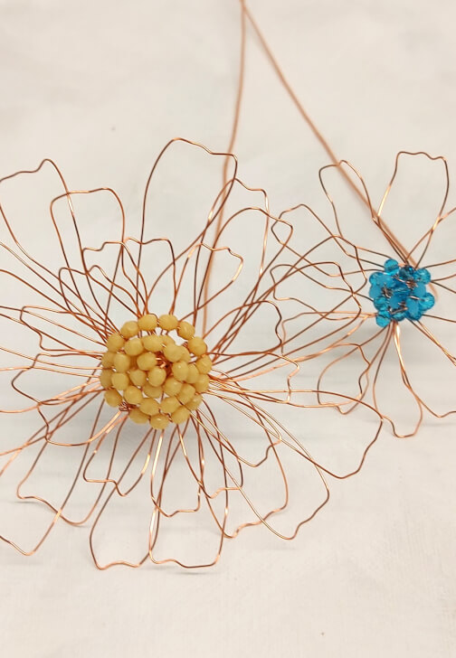 Beaded Wire Flowers Workshop
