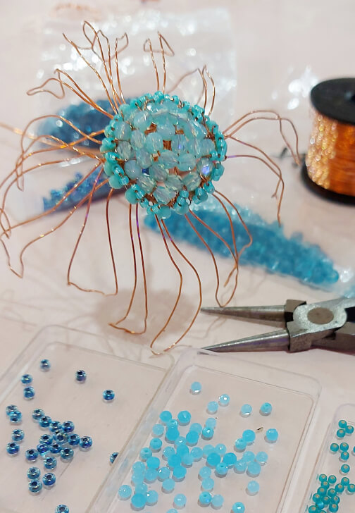 Beaded Wire Flowers Workshop