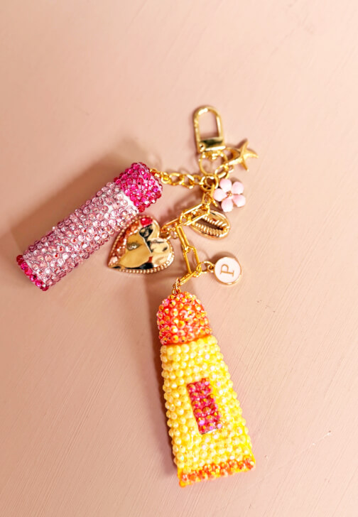 Bedazzled Lip Balm Bag Charms Class