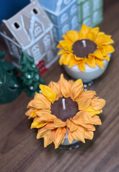 Beeswax Sunflower Candle Making Workshop - London