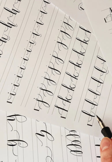 Beginner Dip Pen Calligraphy Workshop - Summer Cards