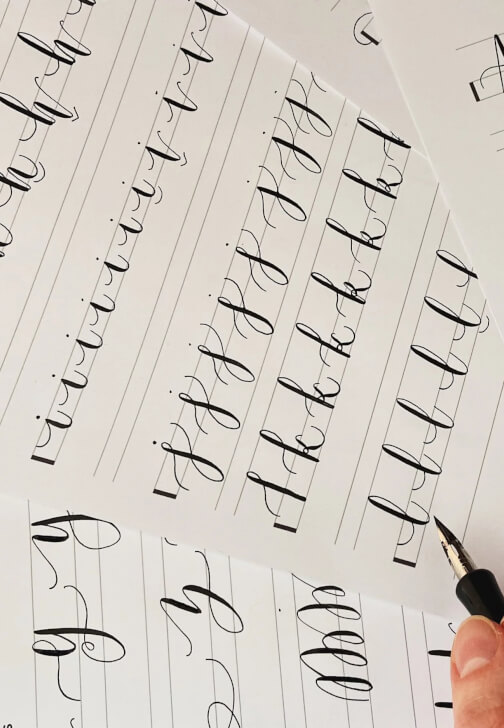 Beginner Dip Pen Calligraphy Workshop - Summer Cards