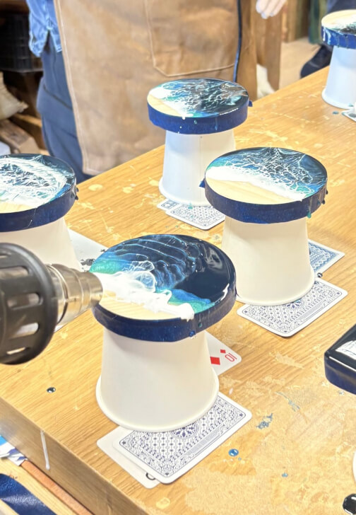 Beginner Epoxy Resin Workshop: Seascape Coasters