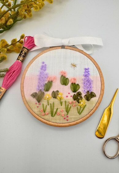 Beginner Ribbon Work Embroidery Workshop