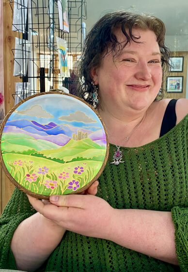 Beginner Silk Sun Catcher Painting Workshop (With Templates)