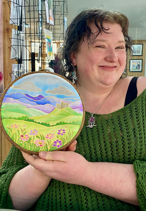 Beginner Silk Sun Catcher Painting Workshop (With Templates)