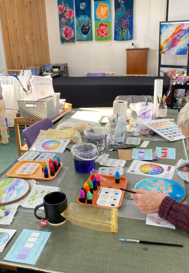 Beginner Silk Sun Catcher Painting Workshop (With Templates)