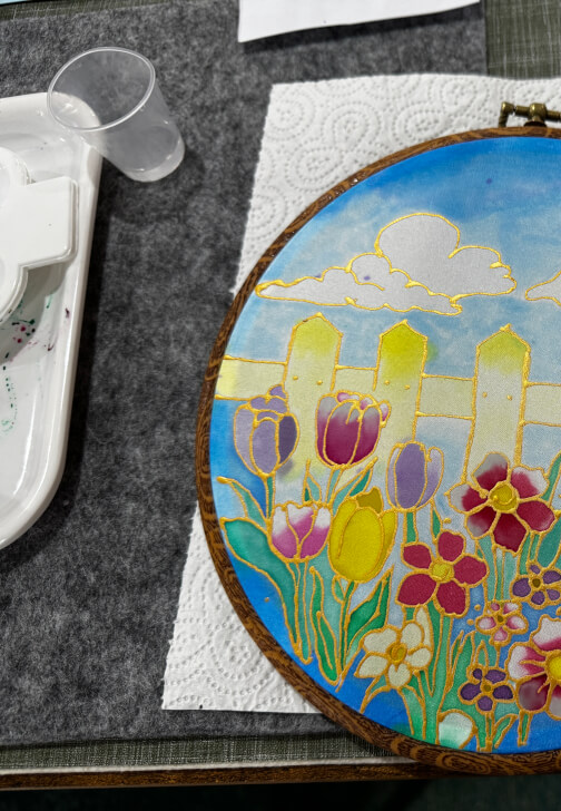 Beginner Silk Sun Catcher Painting Workshop (With Templates)