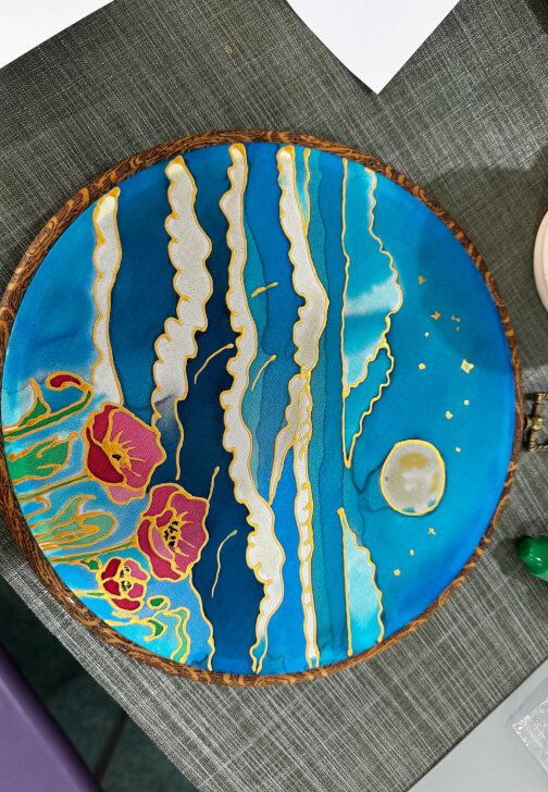 Beginner Silk Sun Catcher Painting Workshop (With Templates)