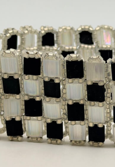 Beginners Beaded Chess Board Bracelet Workshop