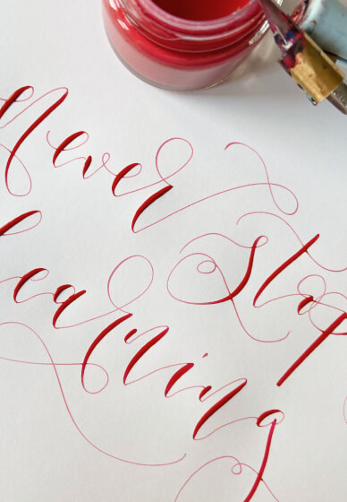 Beginners Dip Pen Modern Calligraphy Workshop