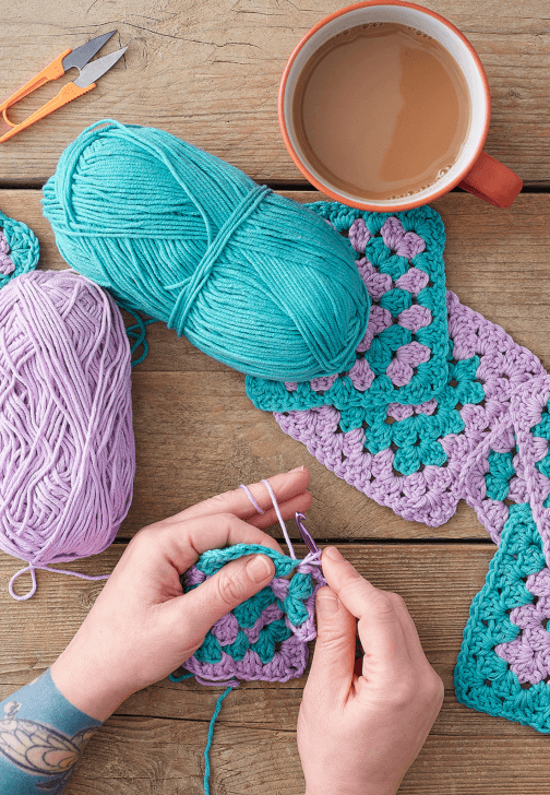 Beginner's Guide to Crocheting a Granny Square