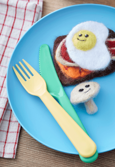 Beginner's Guide to Felting Class Breakfast