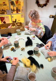 Beginners Needle Felted Honey Bee Workshop