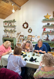 Beginners Needle Felting Cake Pincushion Summer Workshop