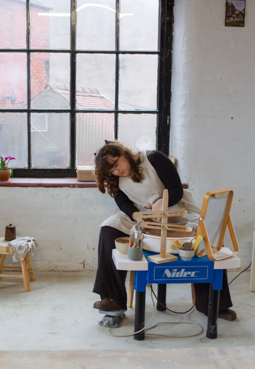 Beginners Pottery Wheel Throwing Class