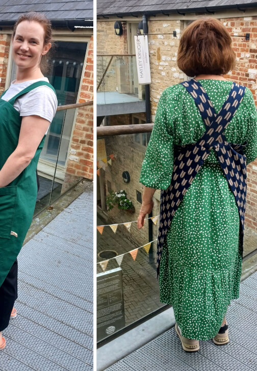 Japanese Cross Back Apron Sewing Class for Beginners