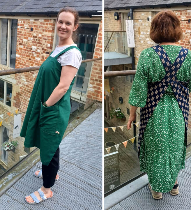 Japanese Cross Back Apron Sewing Class for Beginners