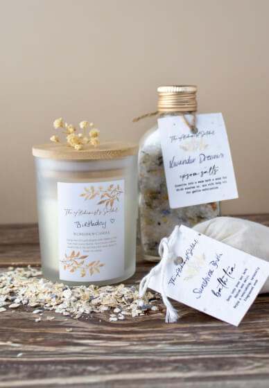 Bespoke Spa Box Workshop: Candle, Bath Salts and Tea Class